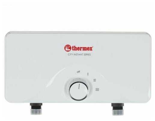 Проточный электрический водонагреватель Thermex City 3500, душ+кран фотография 19