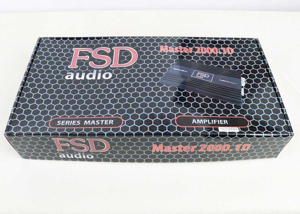 Автомобильный усилитель FSD Audio MASTER 2000.1 фотография 1