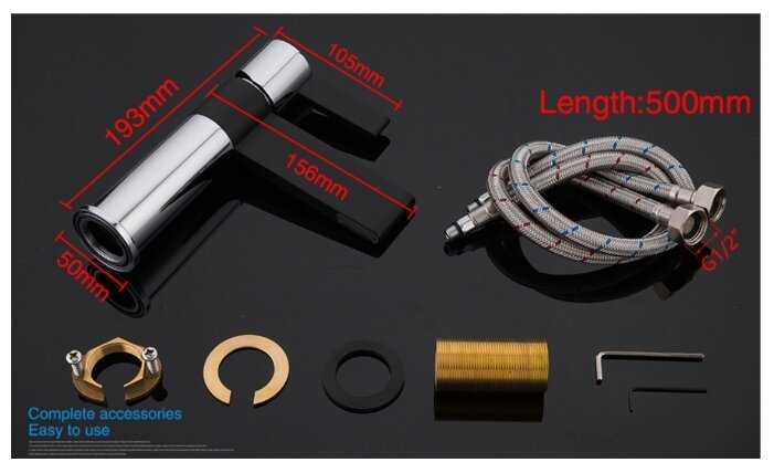 Смеситель для раковины (умывальника) Gappo G1081, рычажный фотография 6