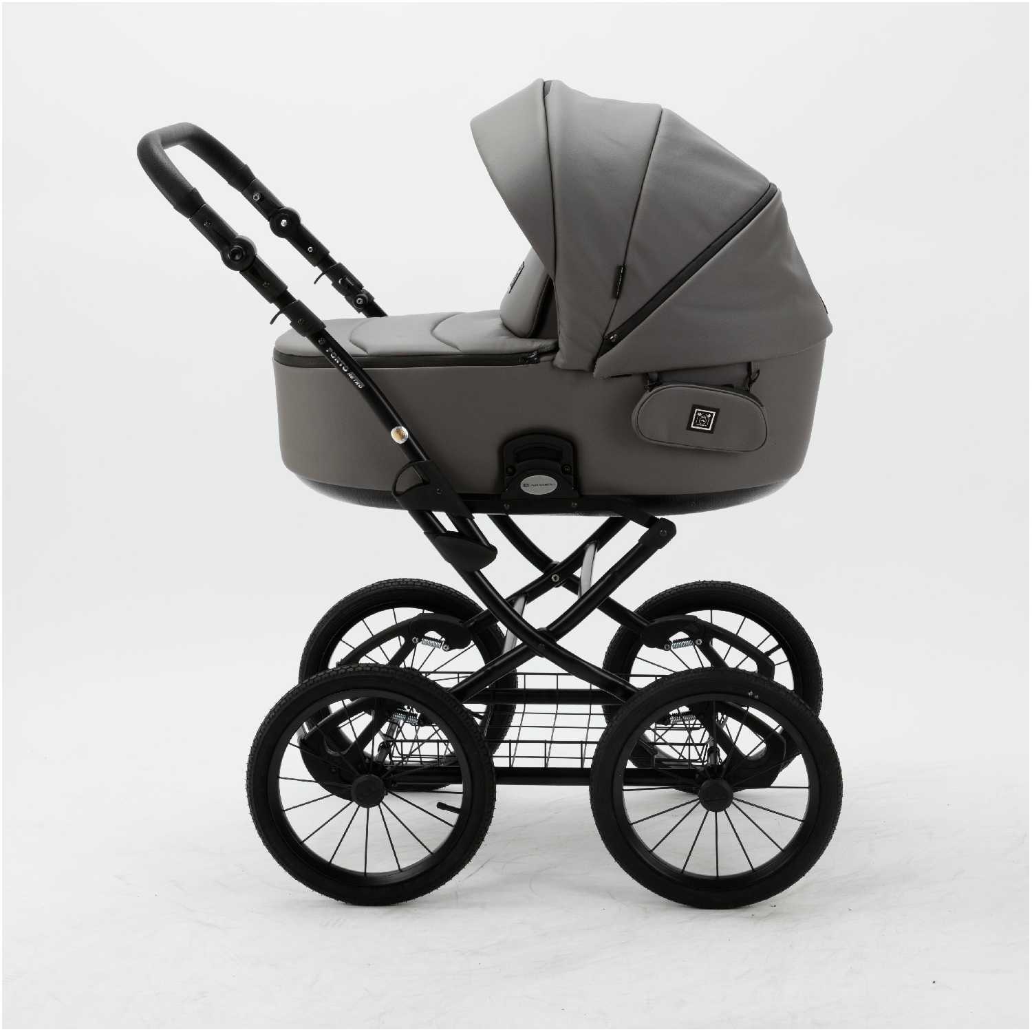 Детская универсальная коляска adamex Porto RETRO Deluxe SA-4 (2в1) фотография 2