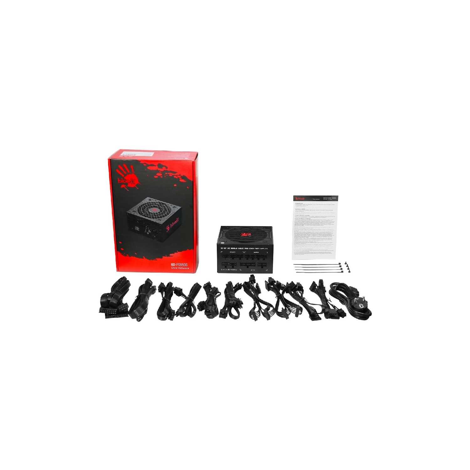 Блок питания Bloody ATX 850W (BD-PS850G) фотография 24