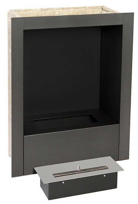 Биокамин встроенный Silver Smith SHELL фотография 4