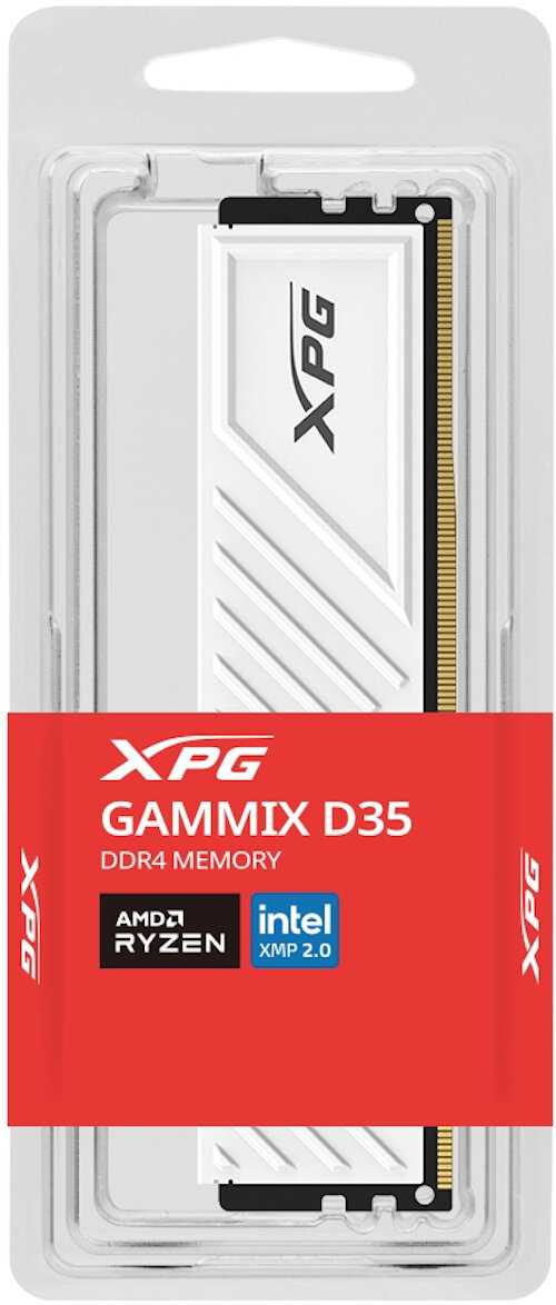 Модуль памяти ADATA XPG Gammix D35 RGB (AX4U32008G16A-SWHD35) фотография 2