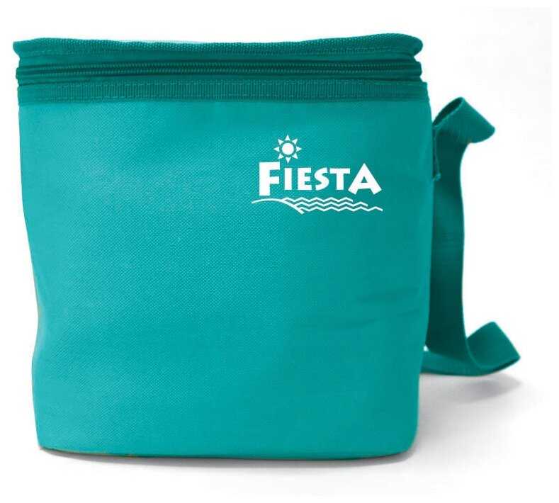 Сумка изотермическая Fiesta 5 л синяя, до 14 часов с применением ак/холода, наплечный ремень