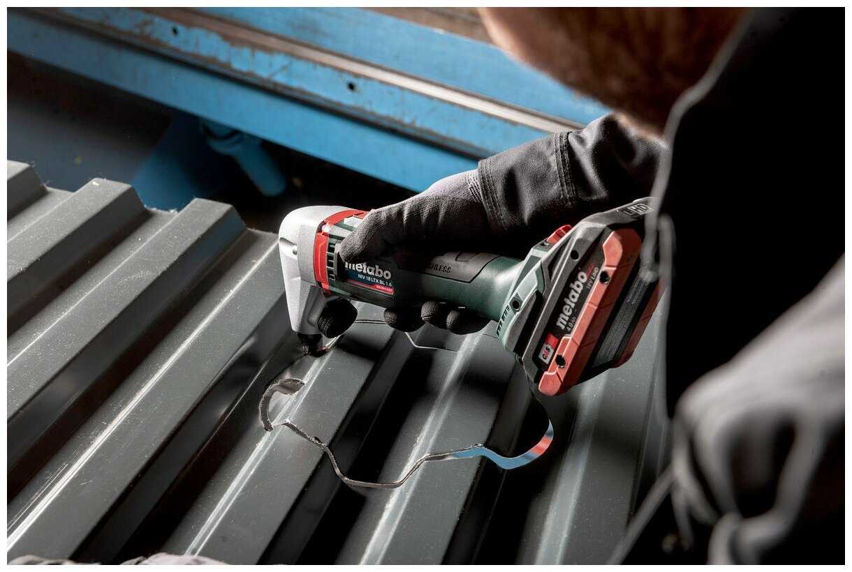 Листовые электроножницы Metabo NIV 18 LTX BL 1.6 фотография 1