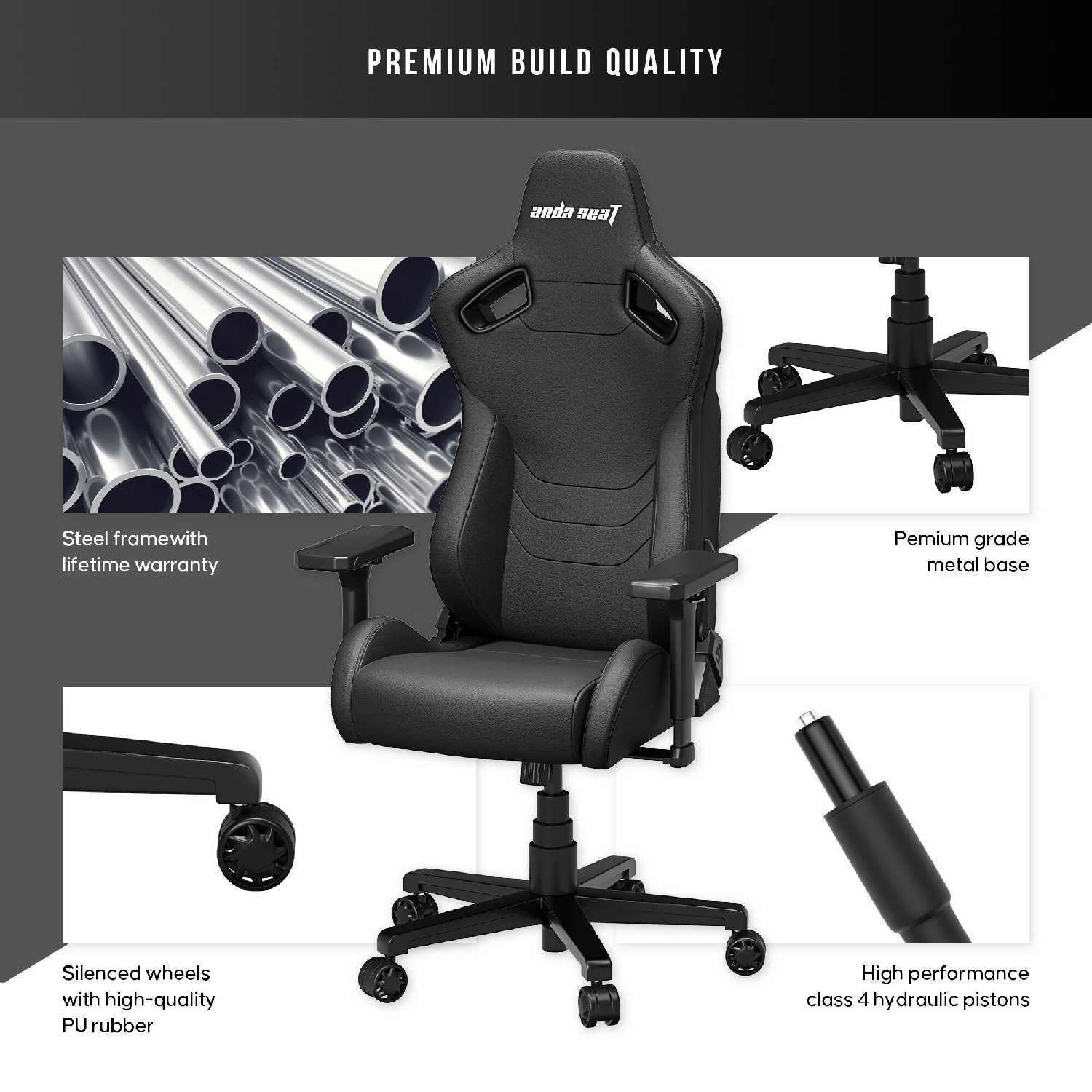 Компьютерное кресло AndaSeat Kaiser Frontier (Size M) фотография 16