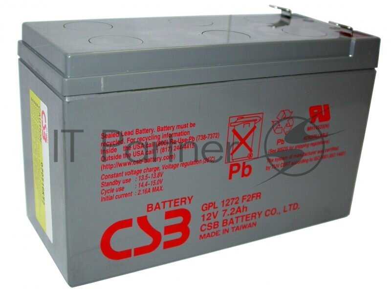 Аккумуляторная батарея CSB GPL 1272 (12В 7.2 А·ч) фотография 10