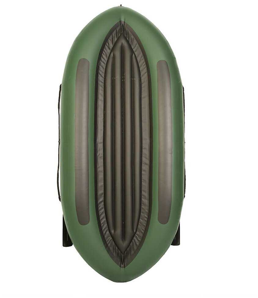 Лодка гребная Лоцман Турист 320 ВНД (Зеленый) фотография 2