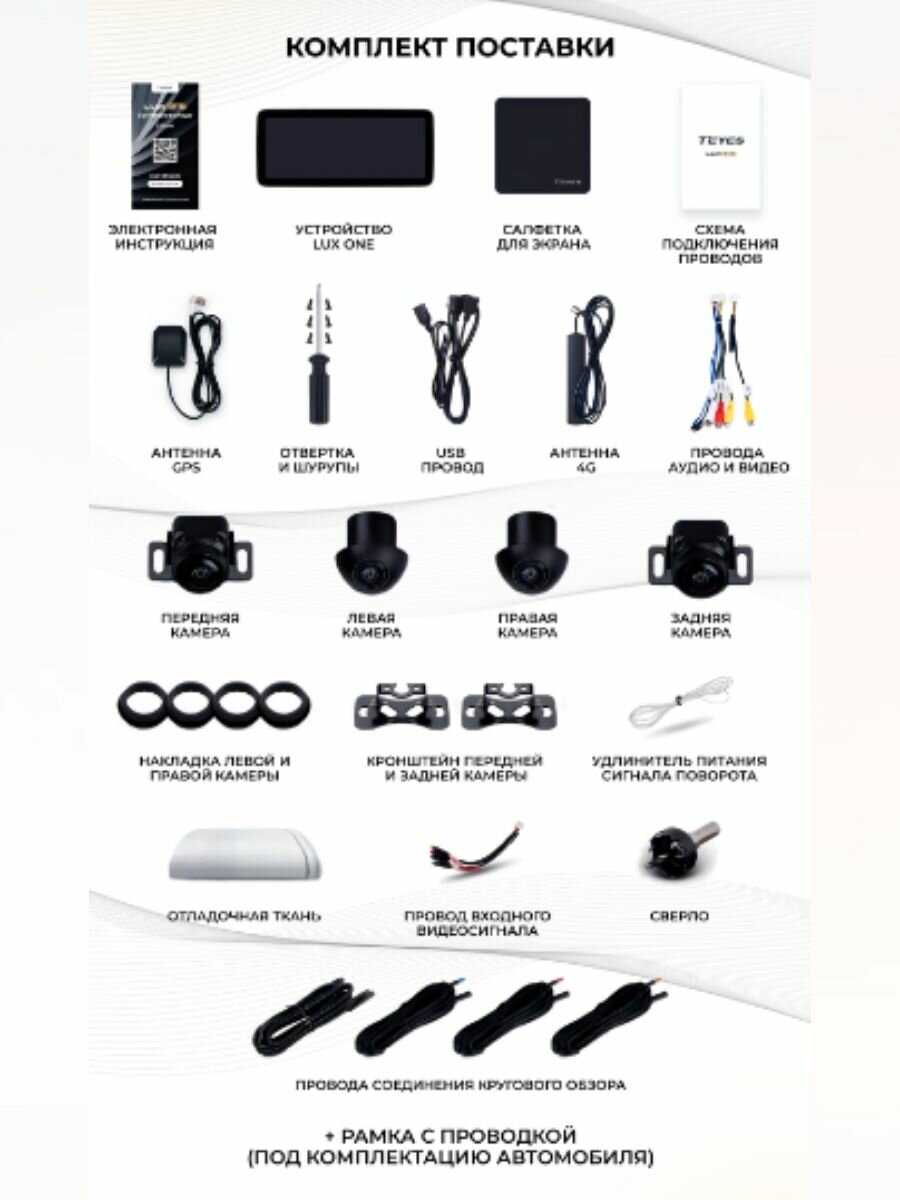 Штатная магнитола LUX ONE LUX ONE 360 (6/128) фотография 3