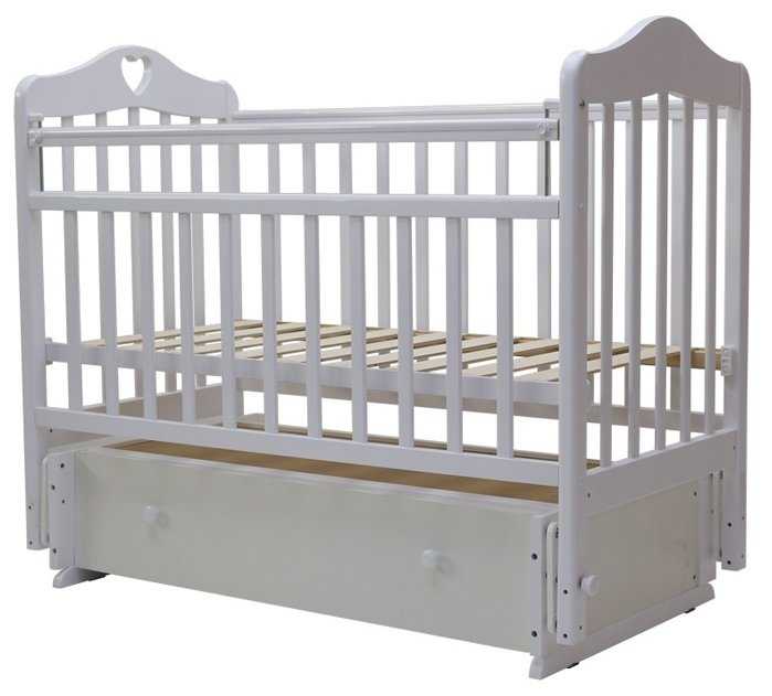 Кроватка Топотушки Оливия-7, классическая, универсальный маятник