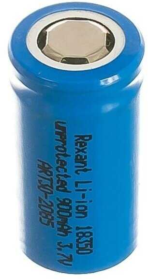 Аккумулятор Rexant Li-Ion 18350 900 mAH (30-2085) фотография 7
