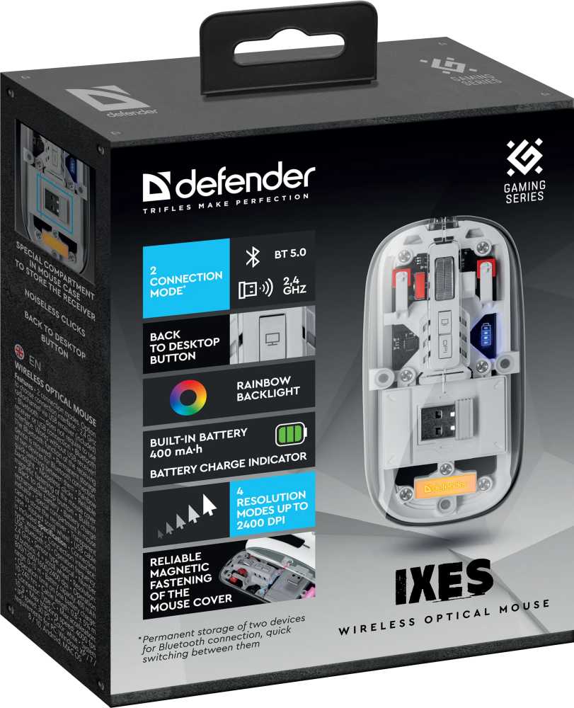 Мышь беспроводная Defender Ixes MM-999 LED (MM-999) фотография 8