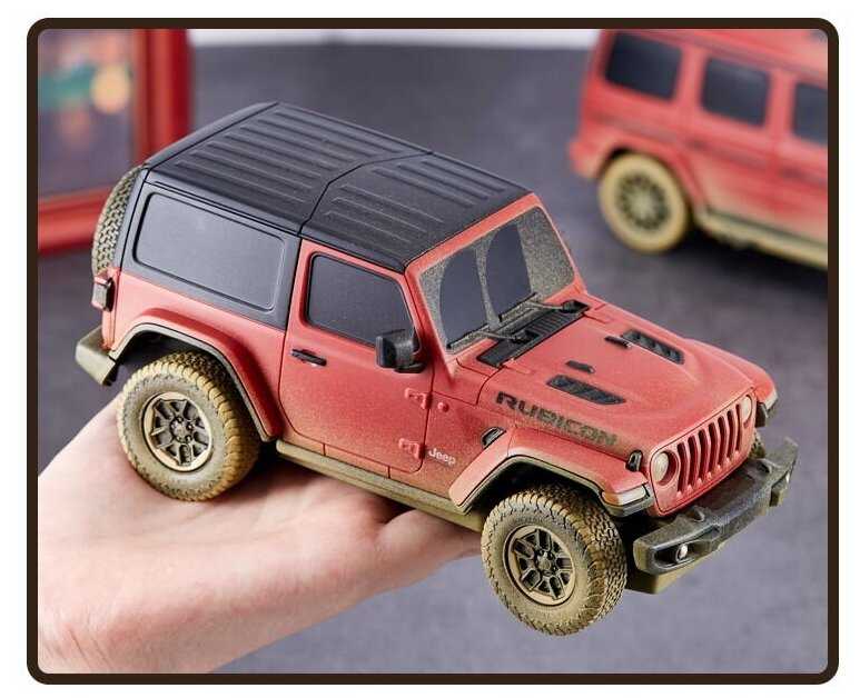 Внедорожник Rastar Jeep Wrangler Rubicon-Muddu version, 79500-4, 1:24, 21 см фотография 7