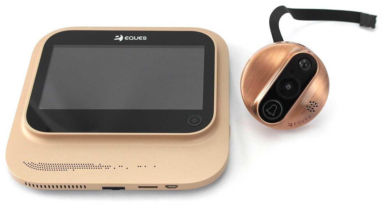 Видеоглазок Eques R26S с датчиком движения, записью, WI-FI фотография 1