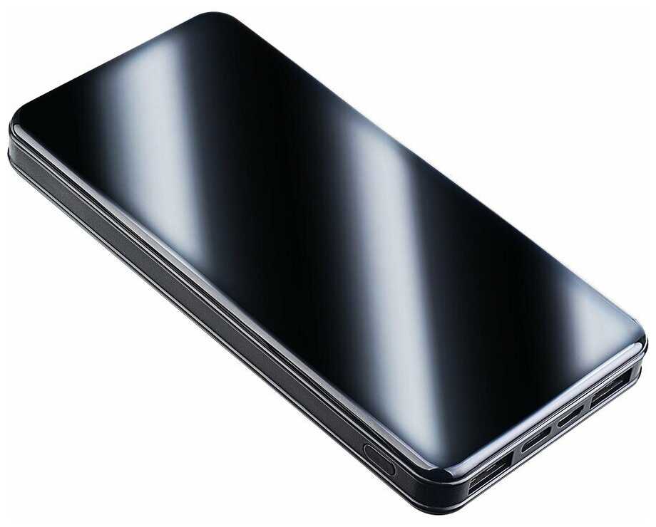 Perfeo Powerbank Flow 10000mah In Type-C/Micro usb/Out USB 1 А, 2.1A/ Black фотография 2