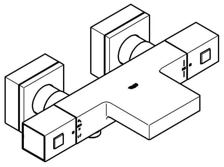 Термостат для раковины (умывальника) Grohe Grohtherm cube 34497000, рычажный фотография 11