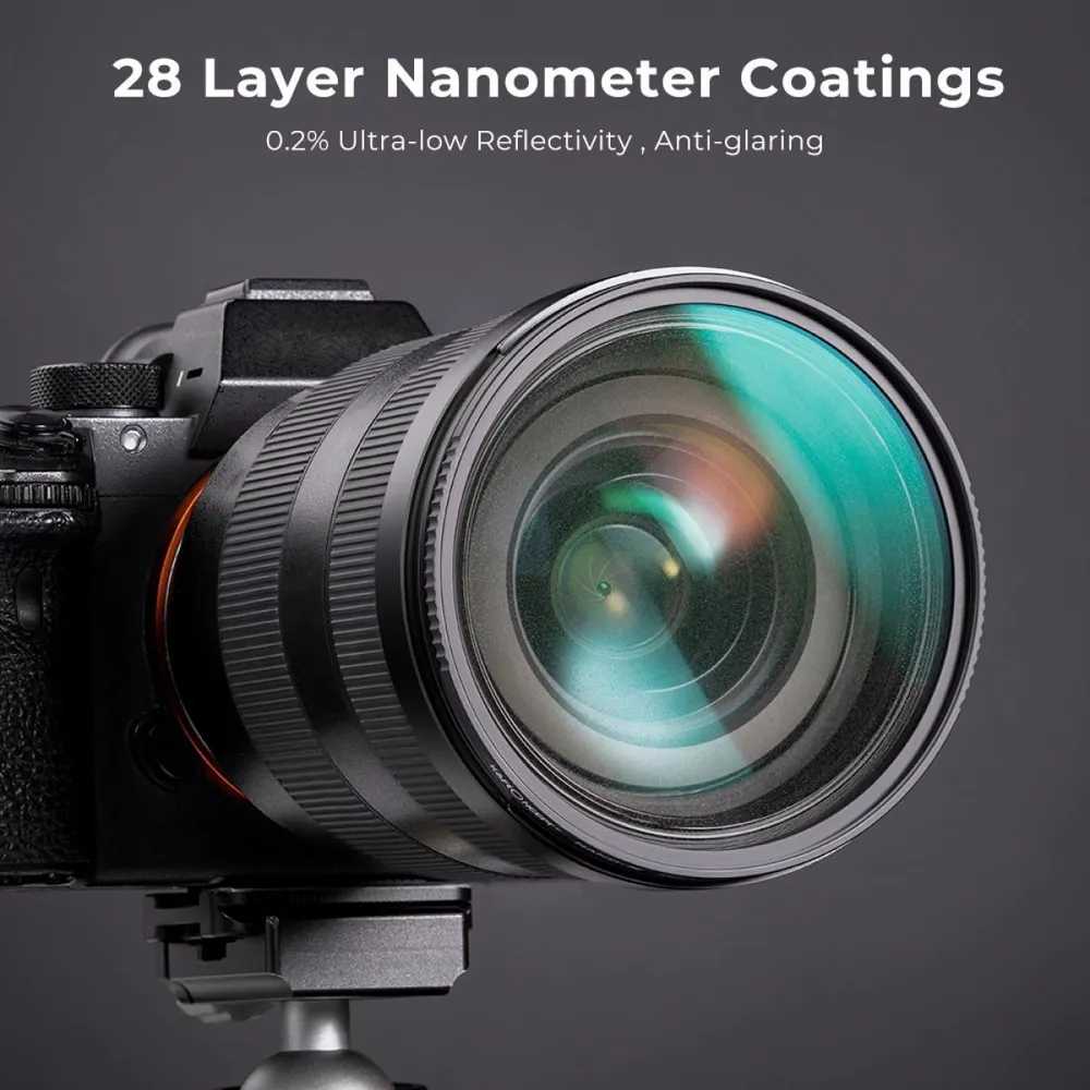 Рассеивающий смягчающий фильтр K&F Concept Nano-X Black Mist (72mm) фотография 23