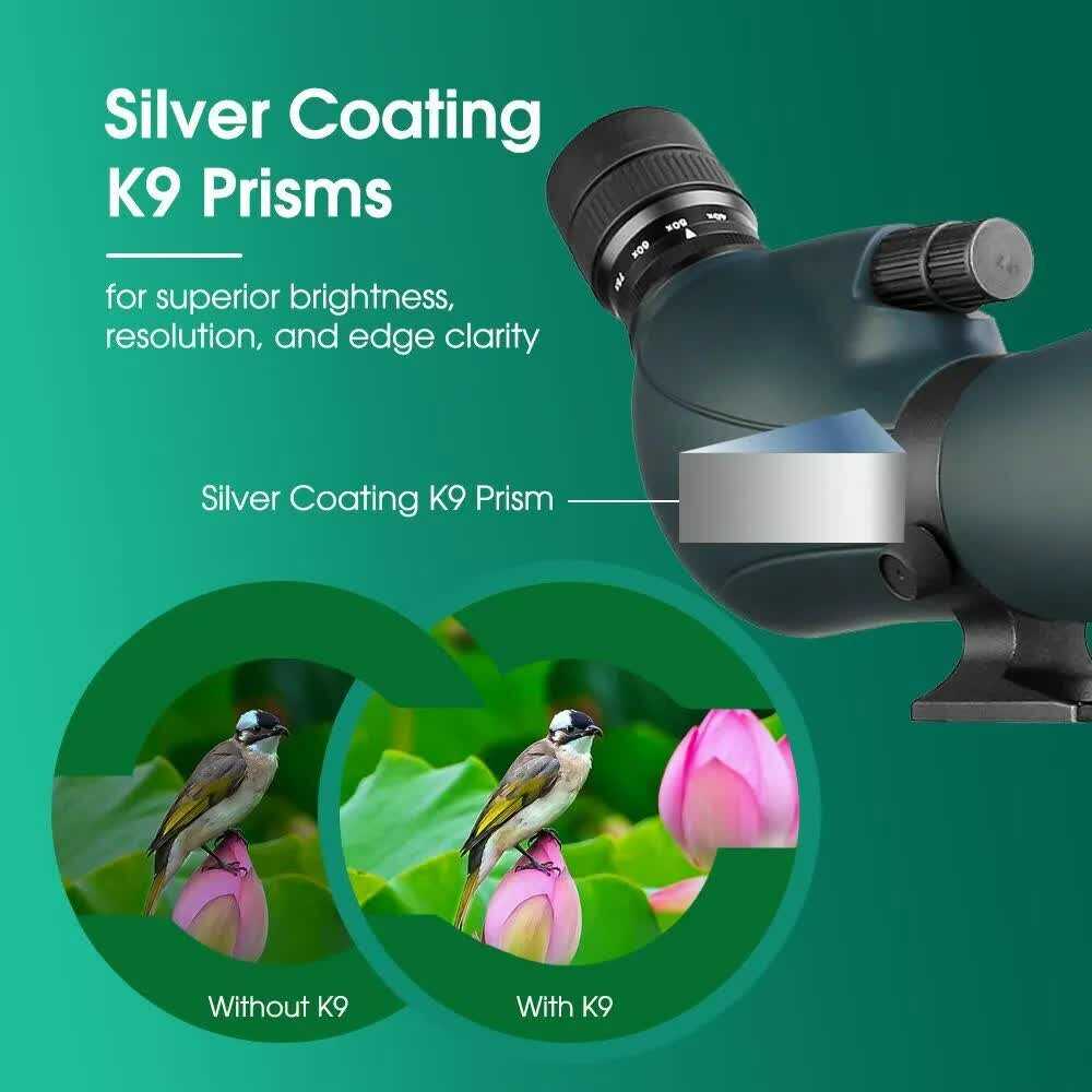 Зрительная труба SVBONY SV406P 20-60X80 ED фотография 4