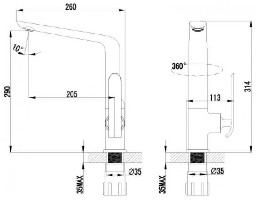 Смеситель Lemark LM4905C фотография 6