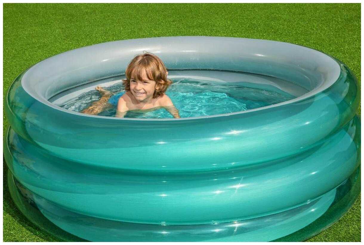 Бассейн Bestway Big Metallic 3-Ring (51041) фотография 3