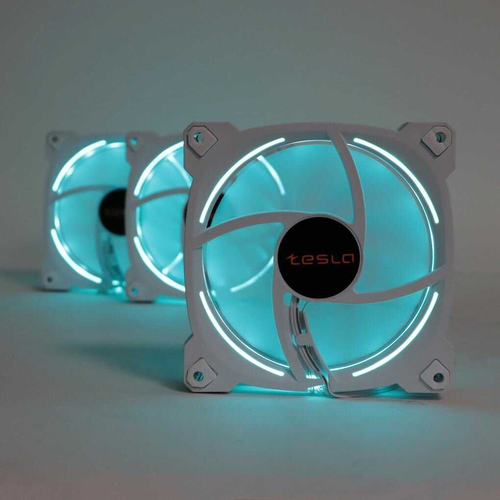 Набор вентиляторов TESLA Вентилятор RGB120 CW3 фотография 2