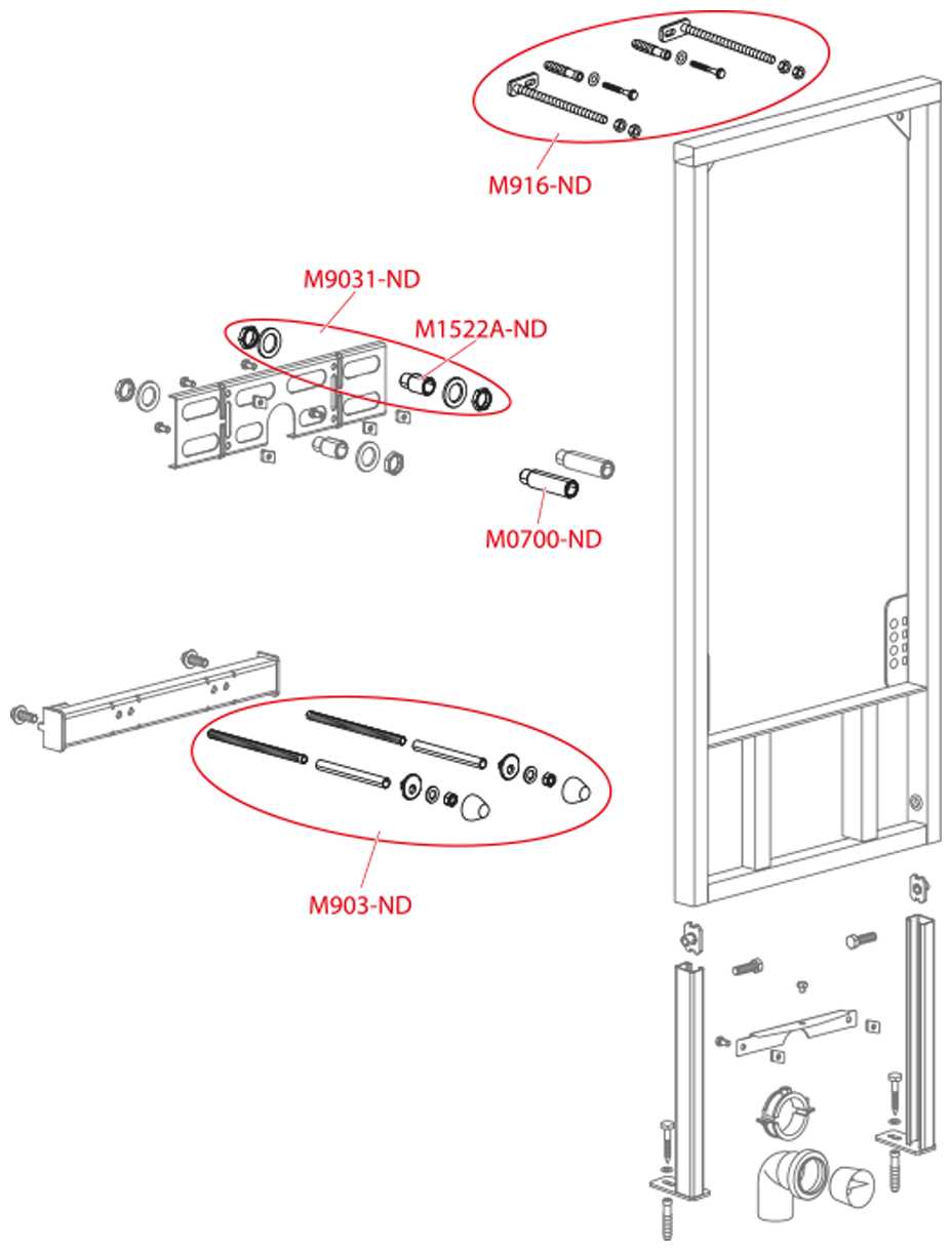 Рамная инсталляция Alcadrain Рамная инсталляция (A105/1120) фотография 3