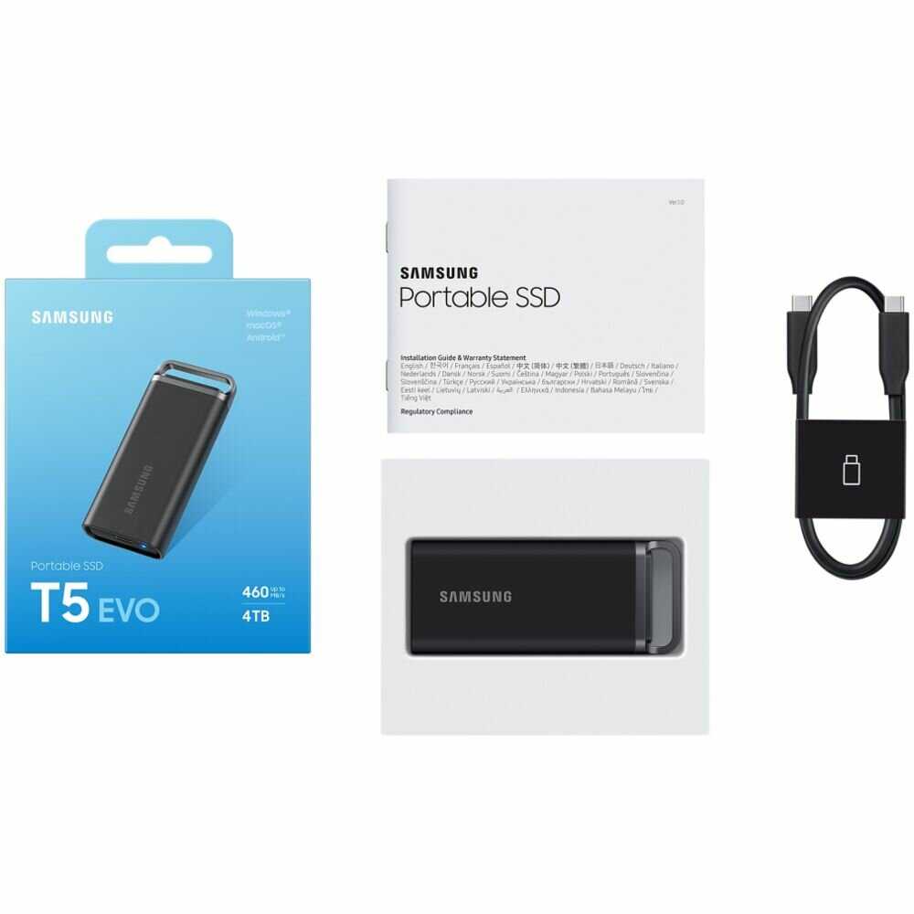 Внешний SSD Samsung T5 EVO Type-c USB 3.2 Gen2 (MU-PH4T0S) фотография 8