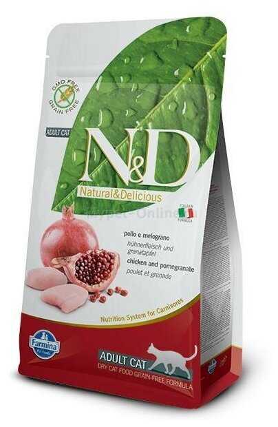 Корм Farmina N&D Prime (беззерновой, с курицей, с гранатом) фотография 19