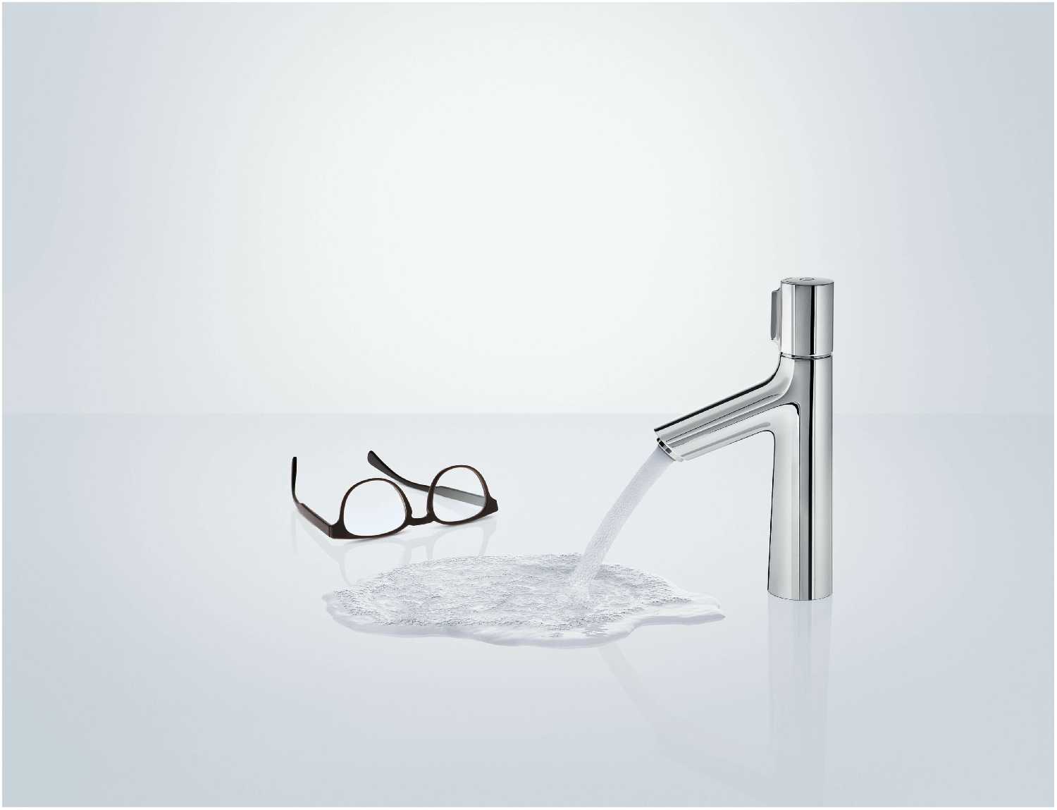 Смеситель для раковины (умывальника) hansgrohe Talis Select S 72043000, нажимной фотография 4