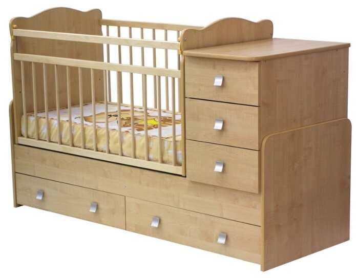 Кроватка Мир Колибри Колибри 1700 (600) (трансформер), трансформер фотография 3