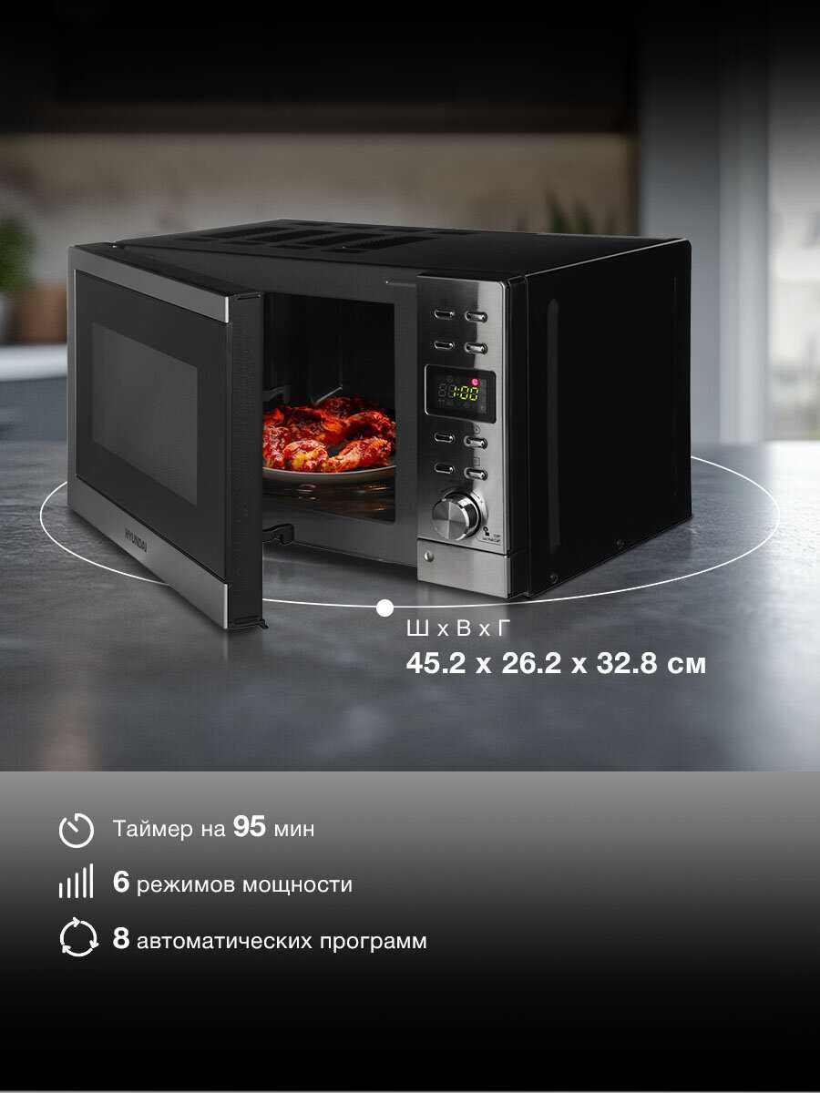 Микроволновая печь HYUNDAI HYM-M2058 фотография 7