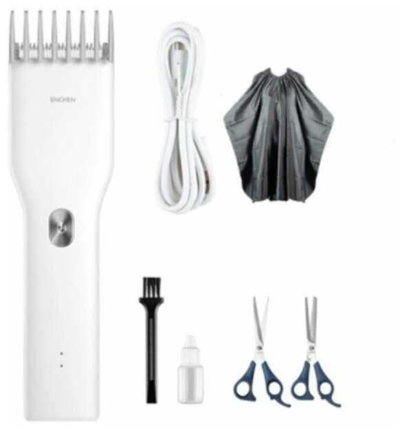Xiaomi Машинка для стрижки волос Xiaomi Enchen Boost (White) (7 предметов)