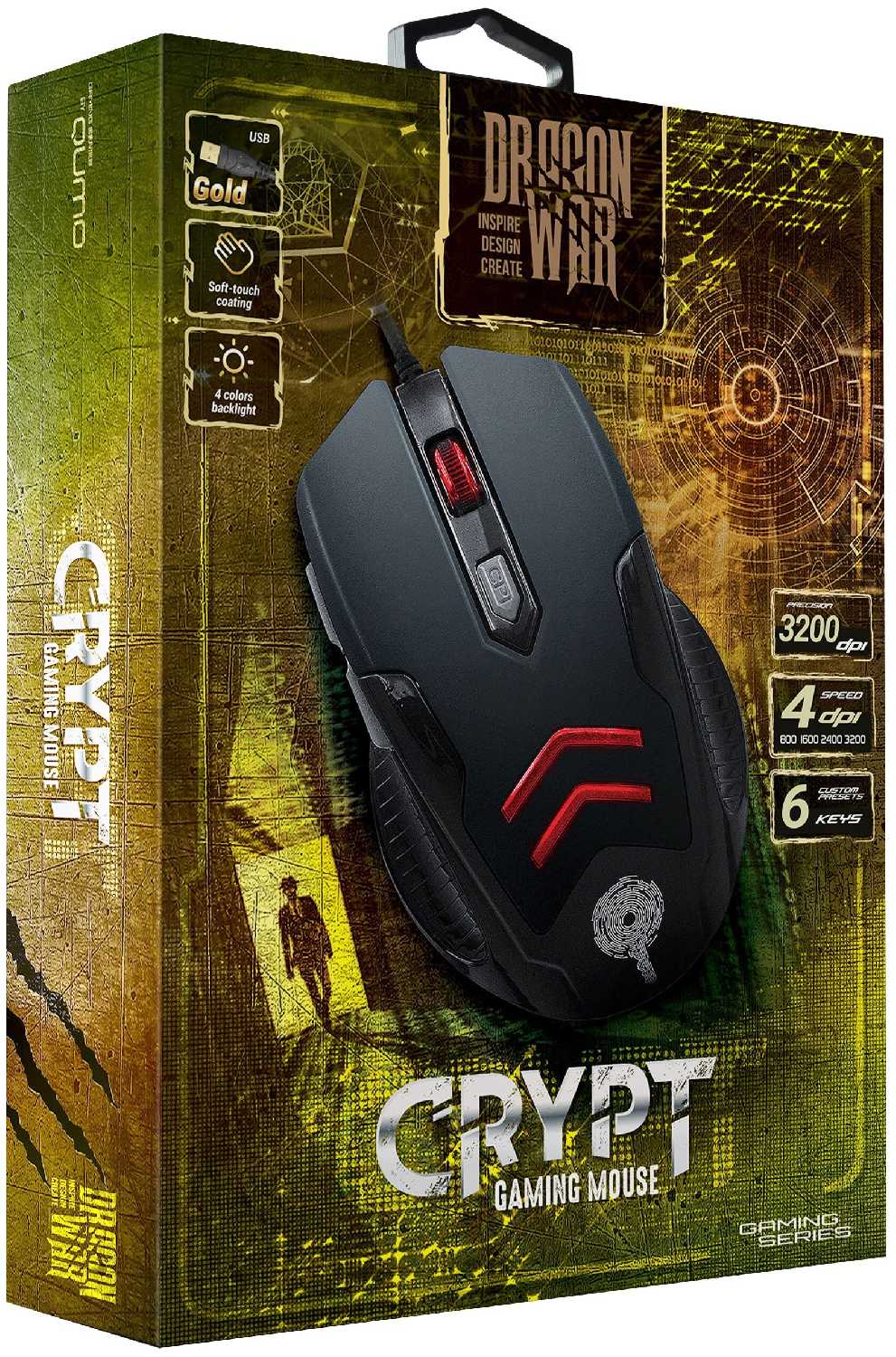 Игровая мышь Qumo Dragon War Crypt M57 фотография 2