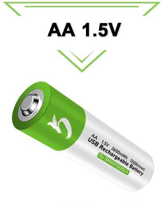 Аккумулятор АА 2600 mWh (2 шт) фотография 25