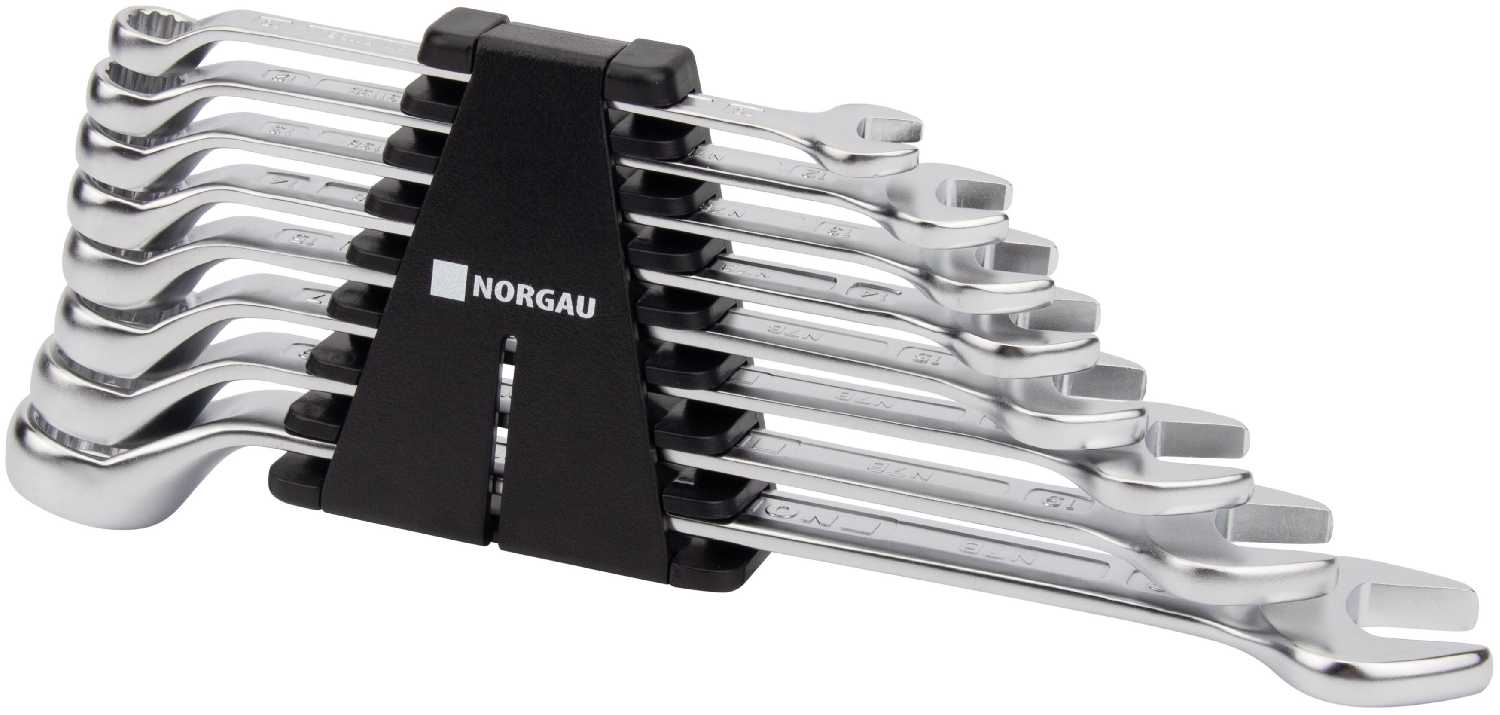Набор комбинированных ключей NORGAU Industrial фотография 2