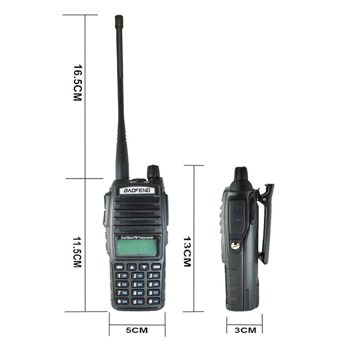 Портативная радиостанция UV-82 (5Вт) фотография 3