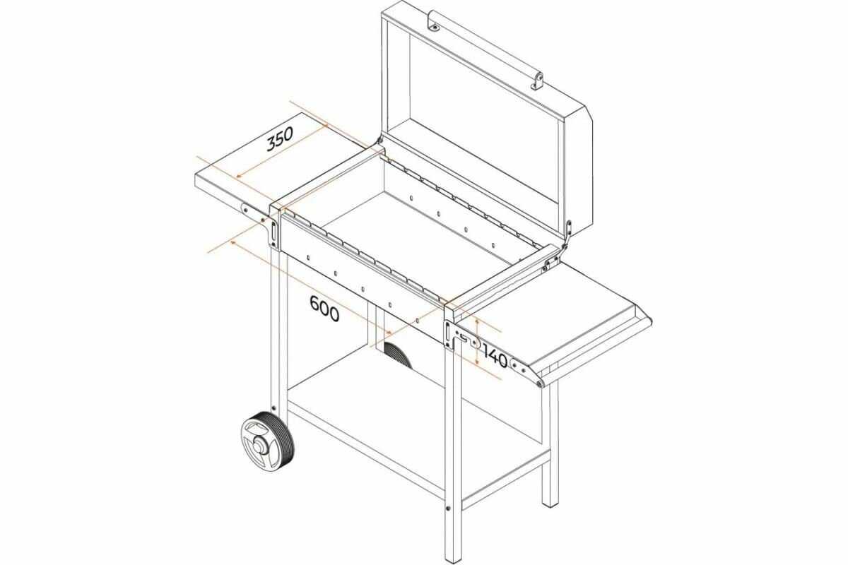 Гриль-барбекю Gratar МАН 203 фотография 16