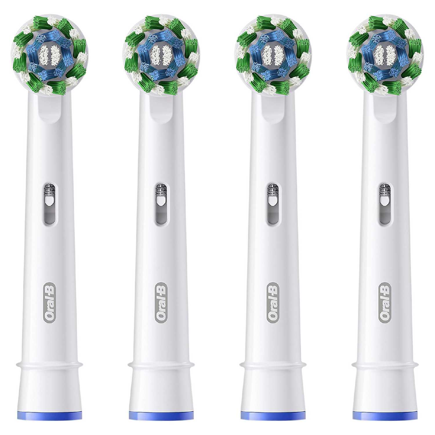 Набор насадок Oral-B Pro Cross Action для звуковой щетки, средняя, белый, 4 шт. фотография 22