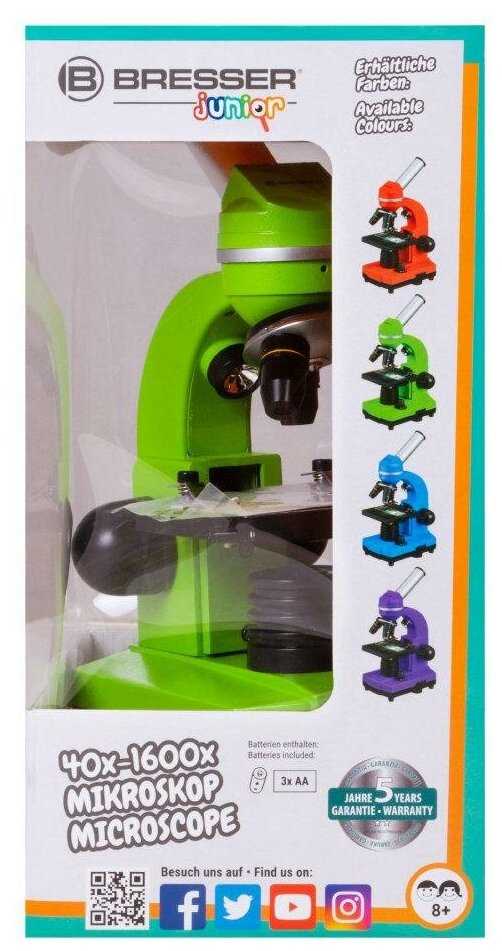 Микроскоп BRESSER Junior Biolux SEL 40–1600x фотография 18