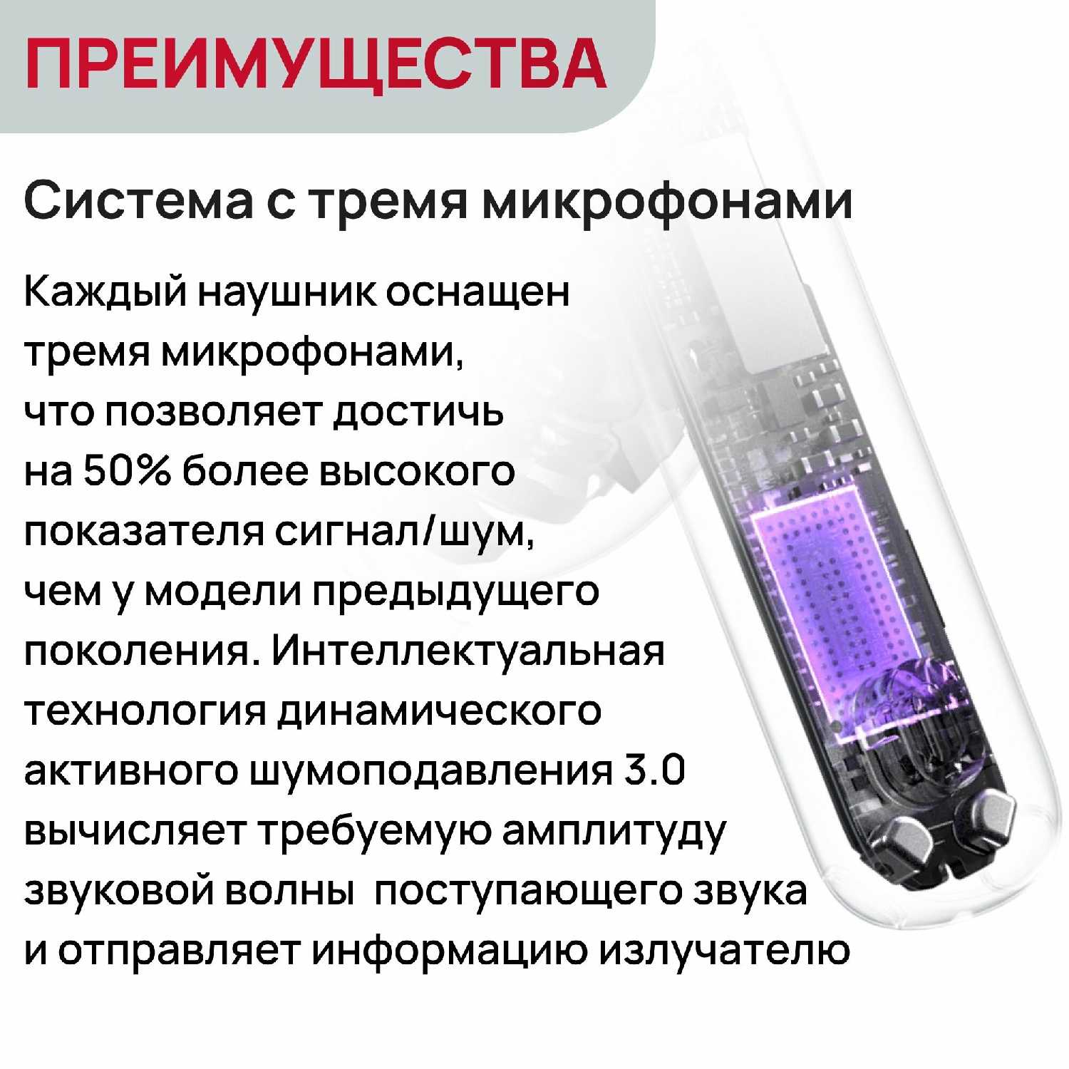 Беспроводные наушники HUAWEI FreeBuds 6i фотография 10