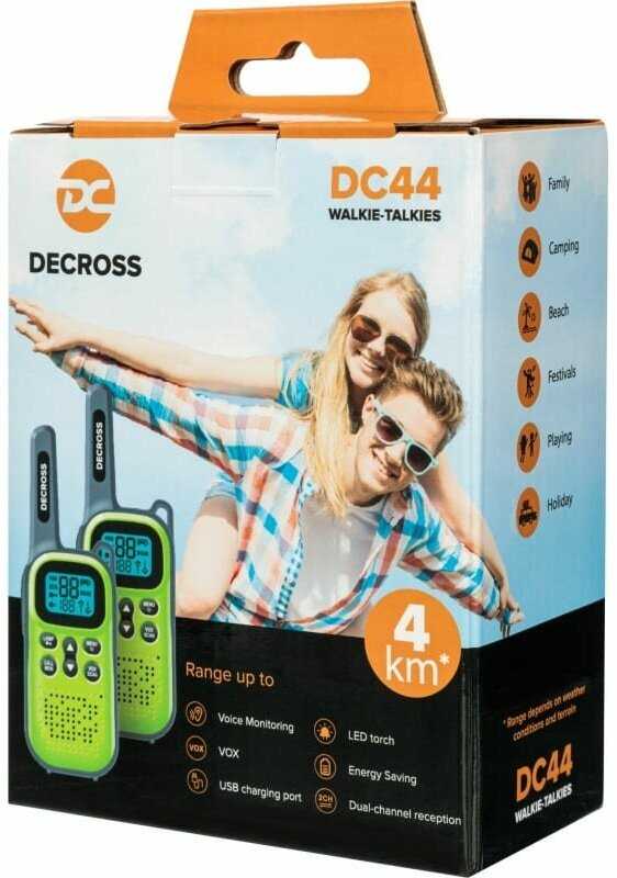 Комплект из двух радиостанций Decross DC44 Twin (EU) с Зарядным устройством фотография 12