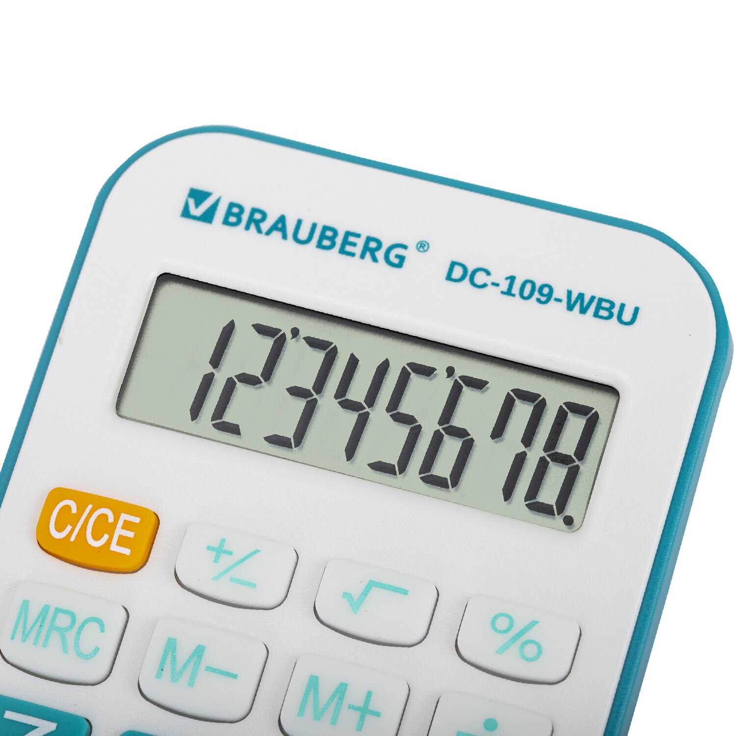 Калькулятор карманный BRAUBERG DC-109-WBU [61x110мм, 8 разрядов] фотография 8