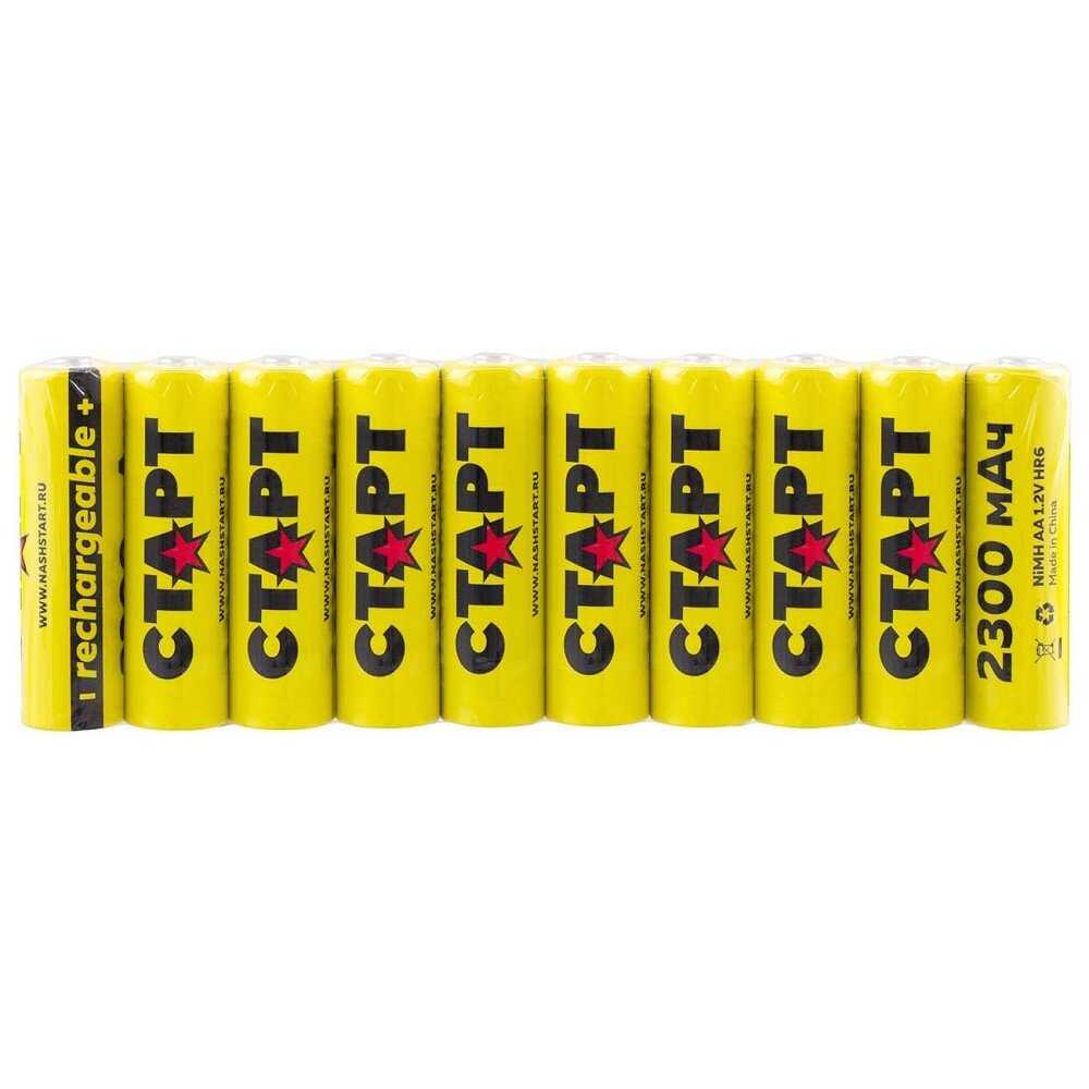 Аккумуляторные батарейки Старт HR6 AA 2700mAh Ni-MH (BL2) фотография 29