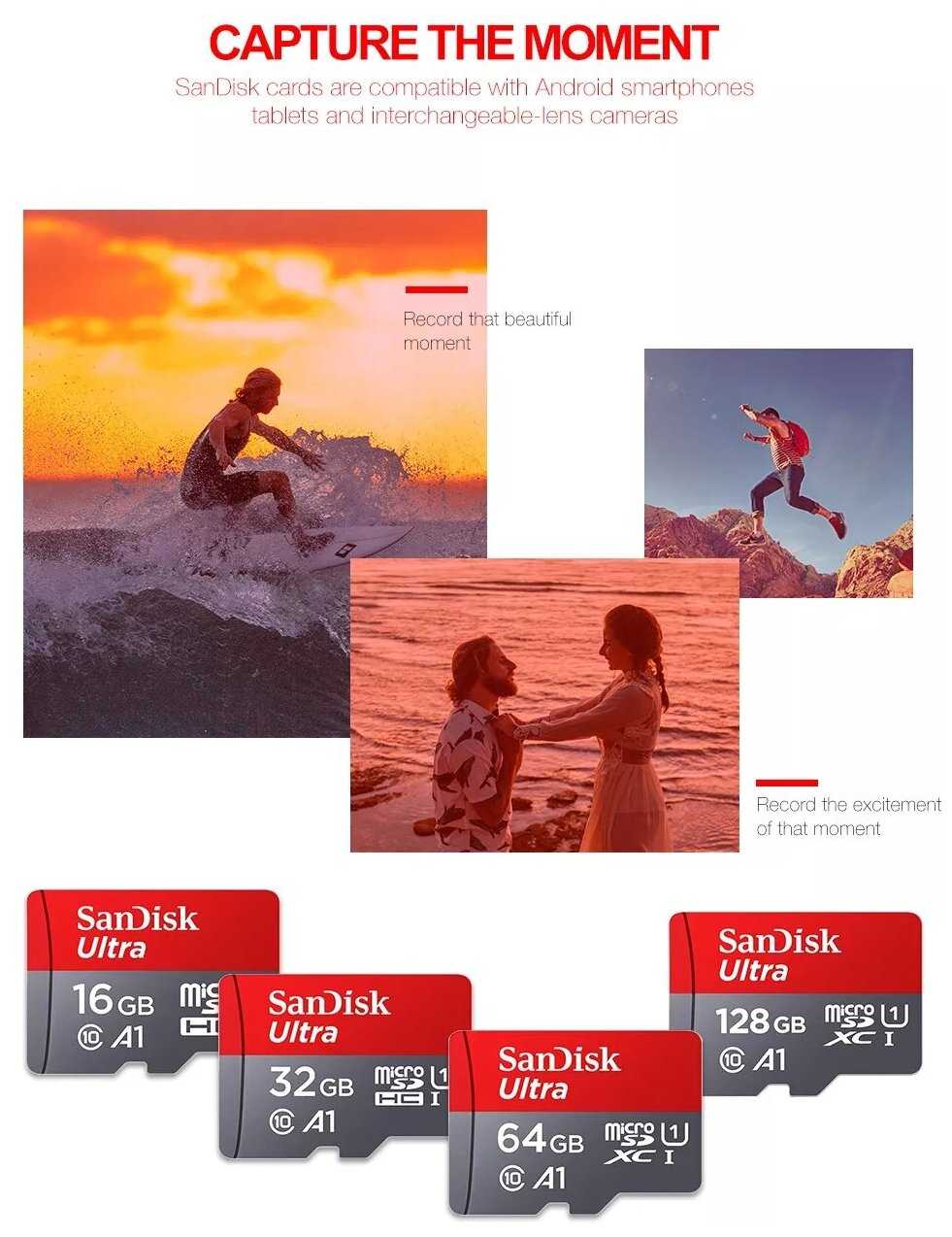 Карта памяти MicroSD SanDisk Ultra 256GB UHS-I (SDSQUA4-256G-GN6MN) фотография 5