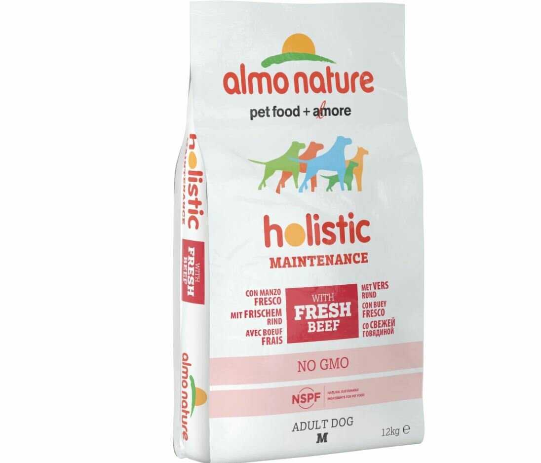 Корм для взрослых собак Almo Nature Holistic, говядина с рисом фотография 10
