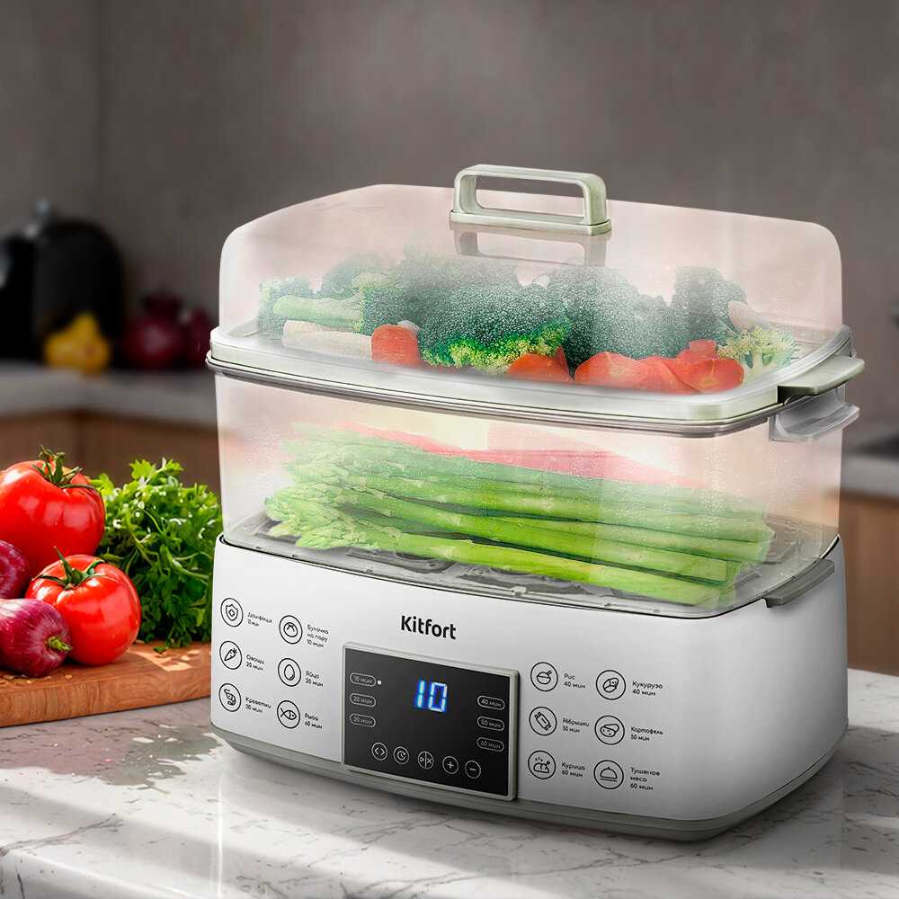 Пароварка Kitfort КТ-6431 фотография 5