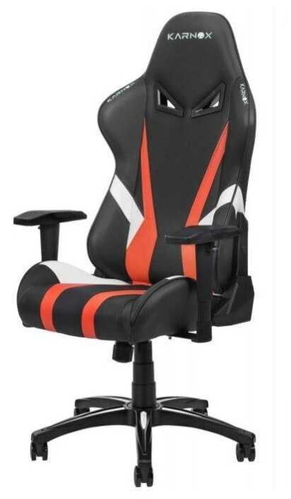 Кресло геймерское KARNOX HERO Lava Edition, черно-оранжевый фотография 13