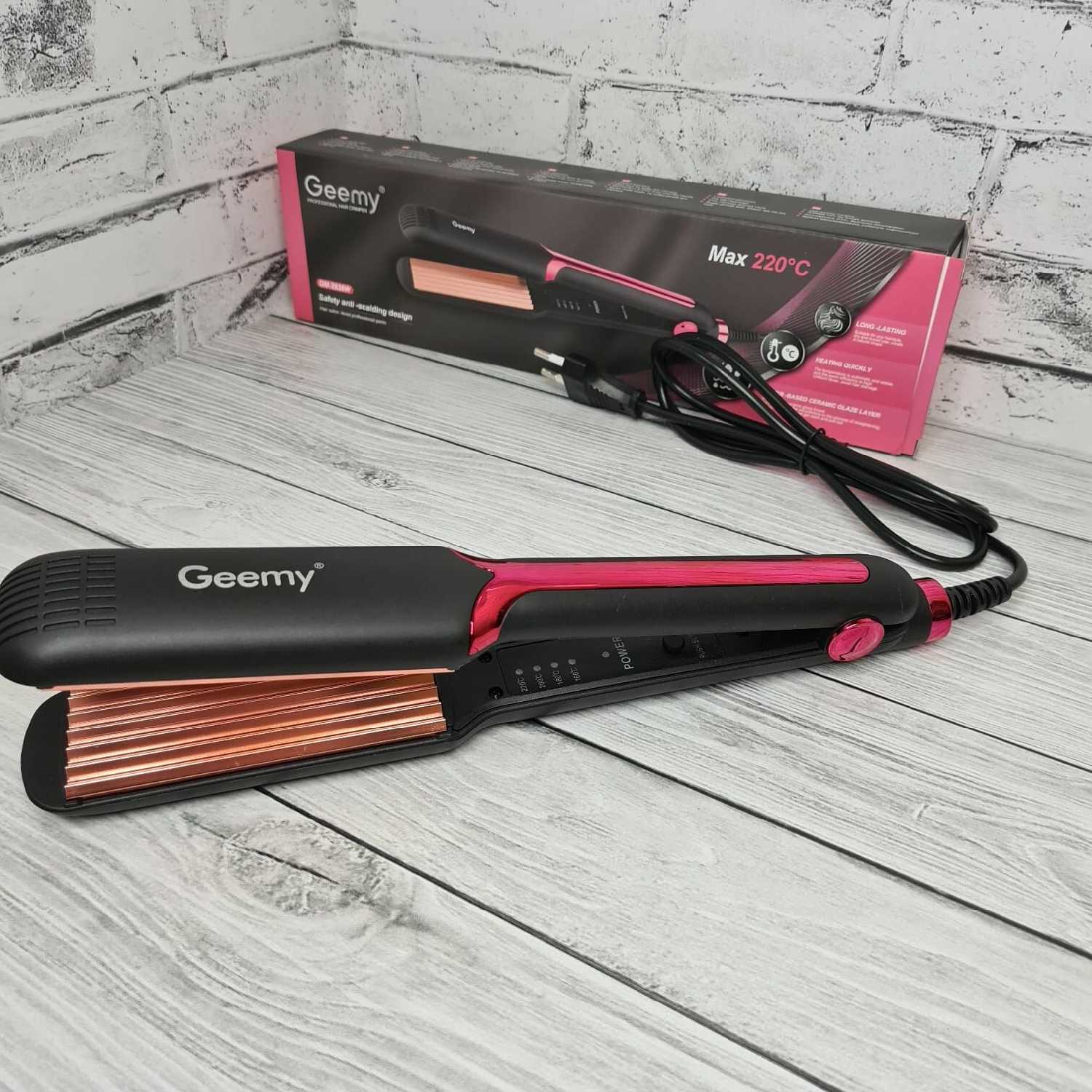 Щипцы-гофре Плойка гофре для завивки волос фотография 1