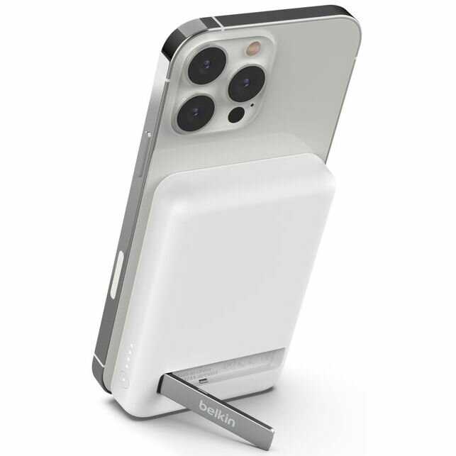 Внешний аккумулятор Belkin Boost Charge Magnetic Wireless с подставкой (5000 мАч) фотография 8