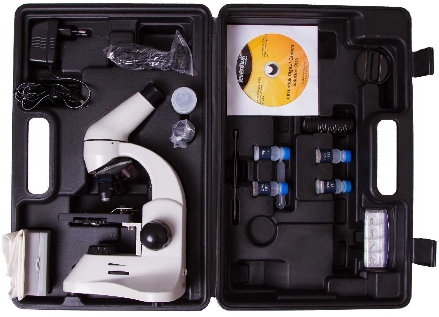 Микроскоп Levenhuk Rainbow D50L PLUS, 2 Мпикс, Moonstone\Лунный камень фотография 9